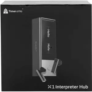 Portable translation device Timekettle X1 Black with Bluetooth connectivity