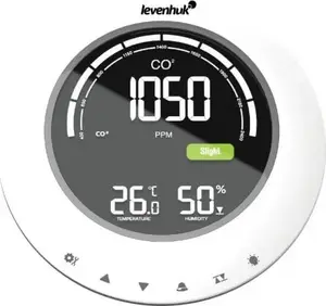 Weather station Levenhuk Wezzer PLUS LP60 with indoor/outdoor sensors, wireless data transmission