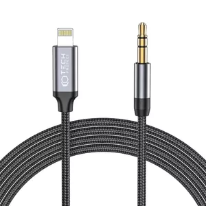 Audio cable Tech‑Protect UltraBoost 1 m Lightning to 3.5 mm mini‑jack, black