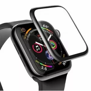 Tempered glass screen protector Baseus SGAPWA4-C01 0.23 mm curved for Apple Watch 38 mm black