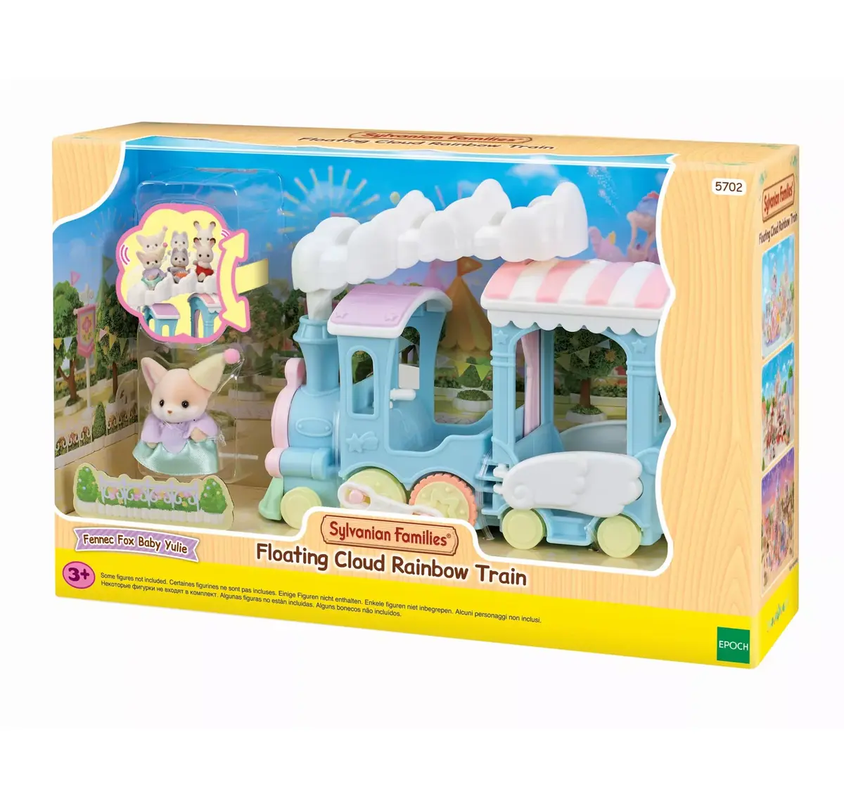 Sylvanian Families Floating Cloud Rainbow Train Photo 3