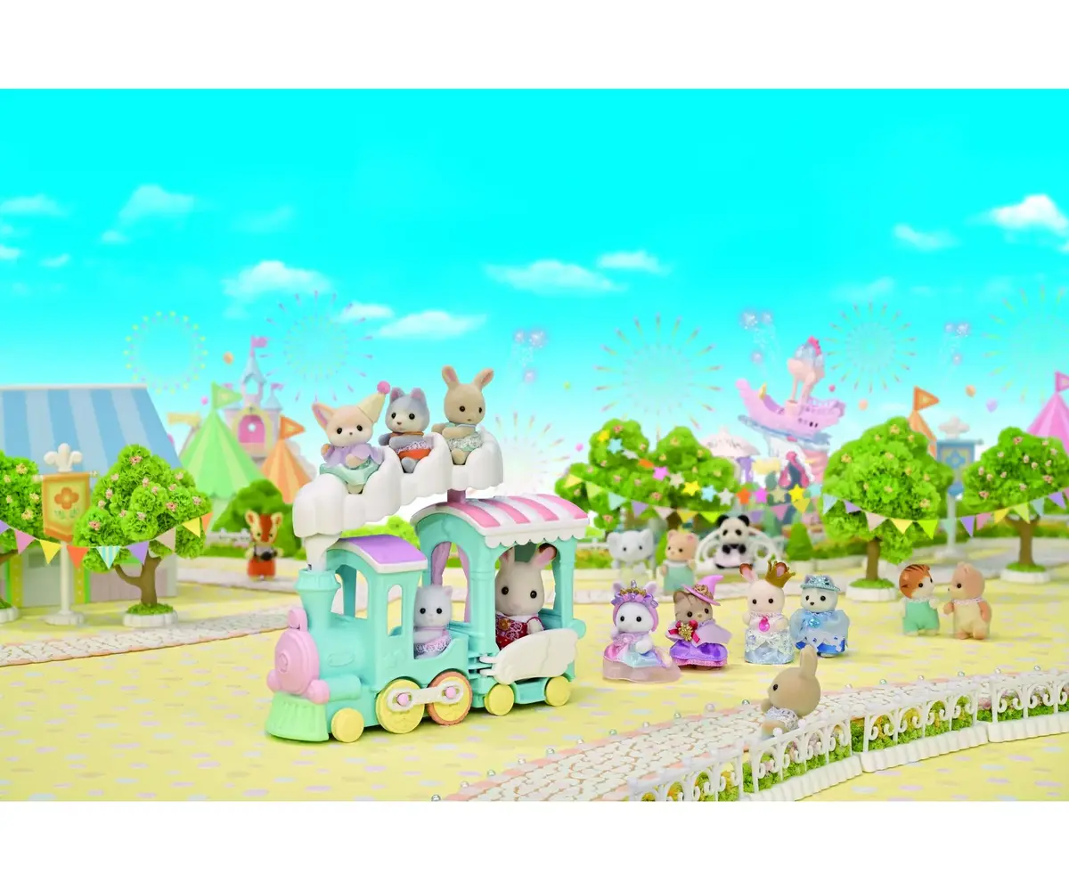 Sylvanian Families Floating Cloud Rainbow Train Photo 7