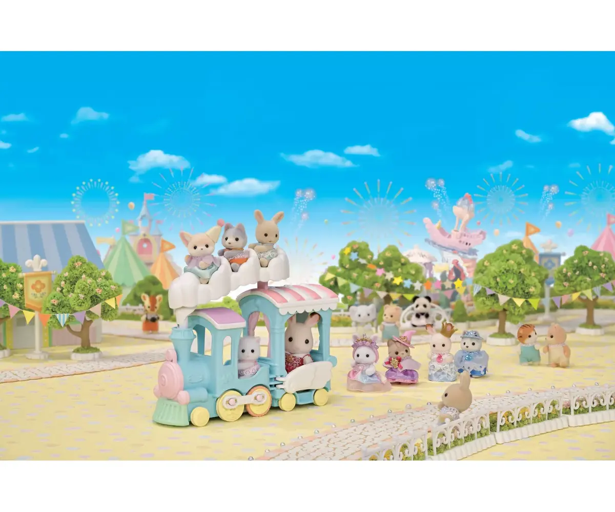 Sylvanian Families Floating Cloud Rainbow Train Photo 8