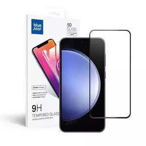Tempered Glass Screen Protector Blue Star for Samsung S711 Galaxy S23 FE Black 5D