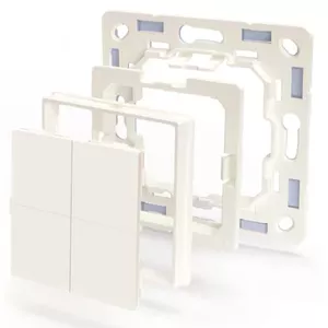 Shelly BLU Wall Switch 4 light switch Plastic Ivory Control type: Buttons