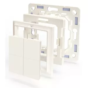 Shelly BLU Wall Switch 4 light switch Plastic Ivory Control type Buttons