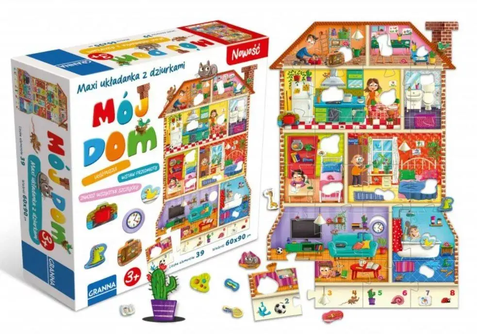 Puzzle Maxi Granna 04427 — puzle «Mój dom» Photo 2