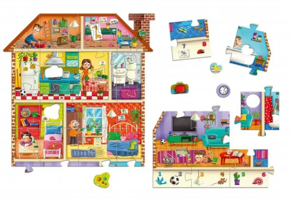 Puzzle Maxi Granna 04427 — puzle «Mój dom» Photo 3