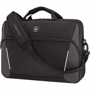 Portfelis Laptop Wenger XE Compact Brief 16 ar planšetes kabatu, melns