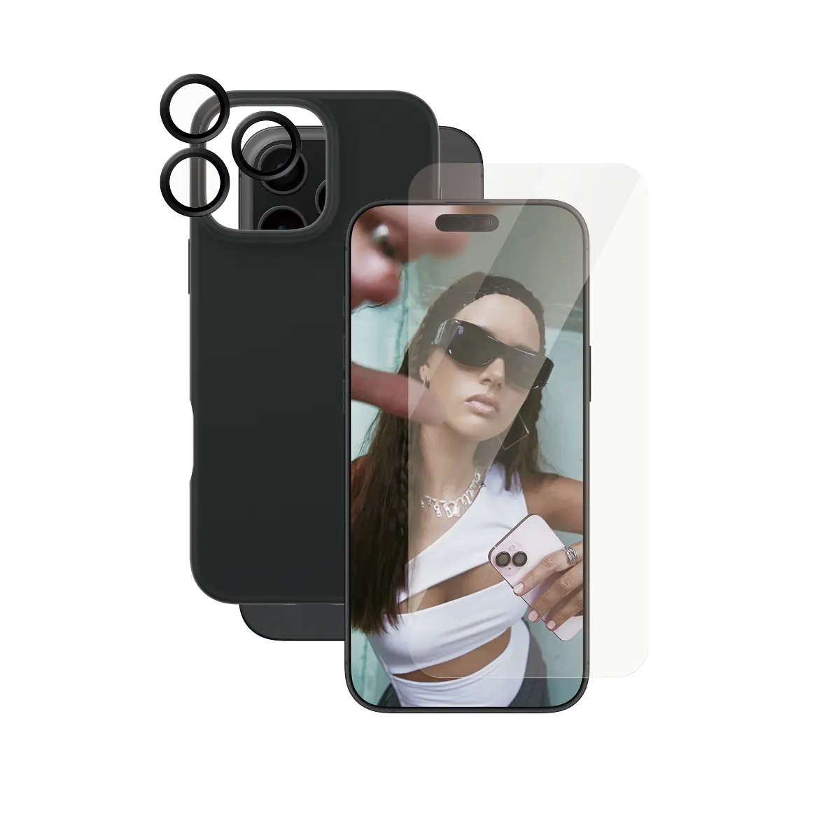 PanzerGlass 3-in-1 Komplekts Apple iPhone 16
