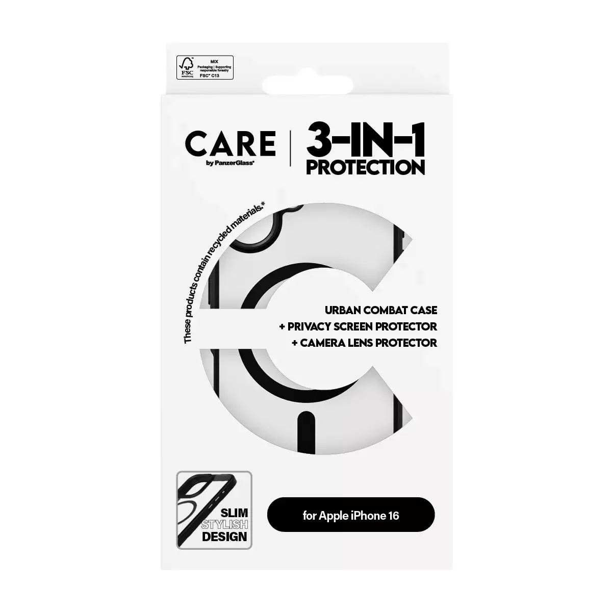 3-in-1 Privacy Bundle PanzerGlass iPhone 16 Photo 3