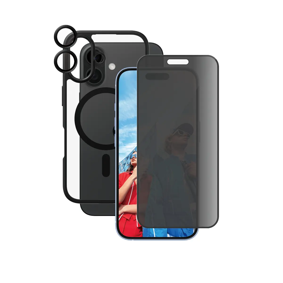 PanzerGlass CARE by Flagship 3-in-1 Privacy