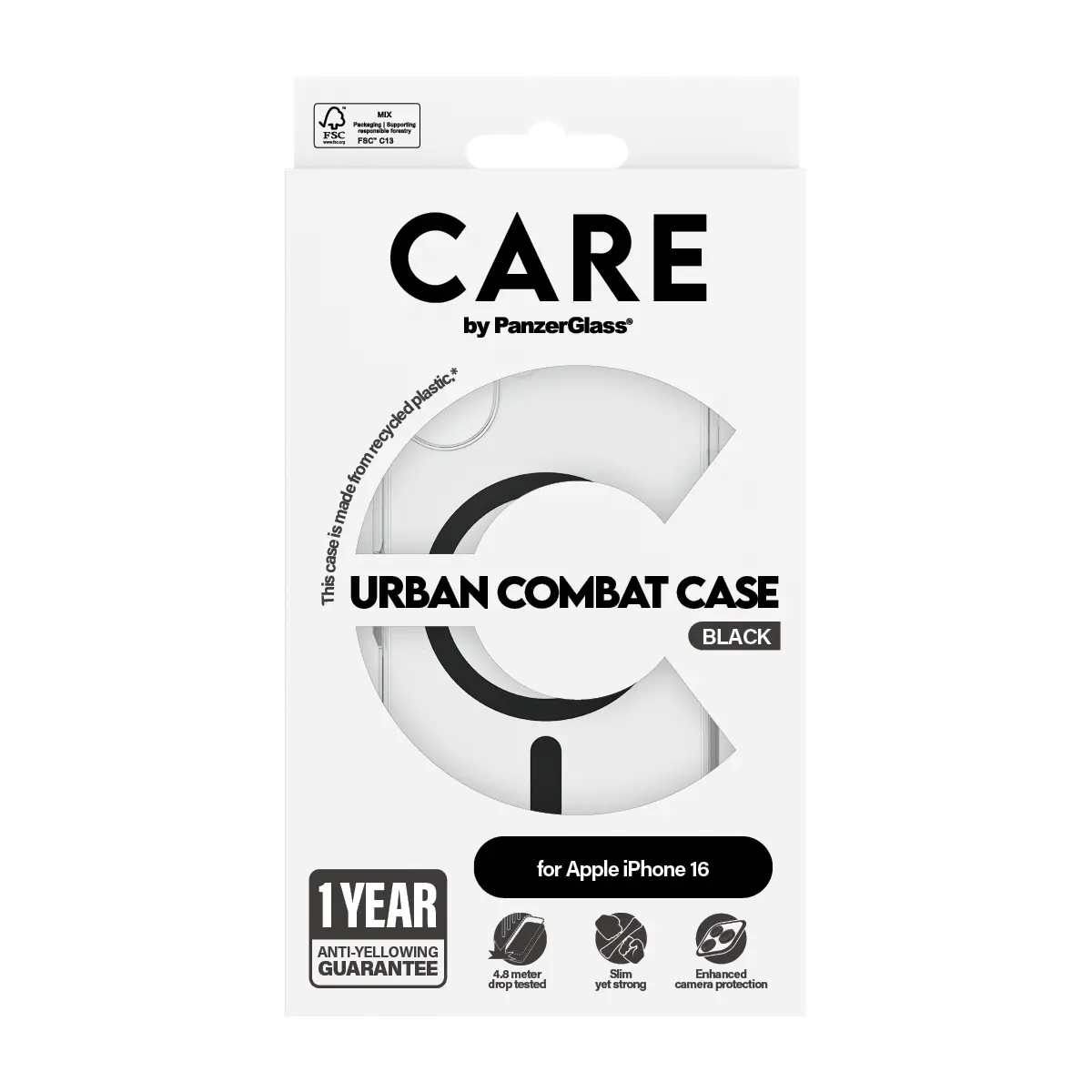 Чехол PanzerGlass CARE Urban Combat MagSafe для iPhone 16 Photo 3