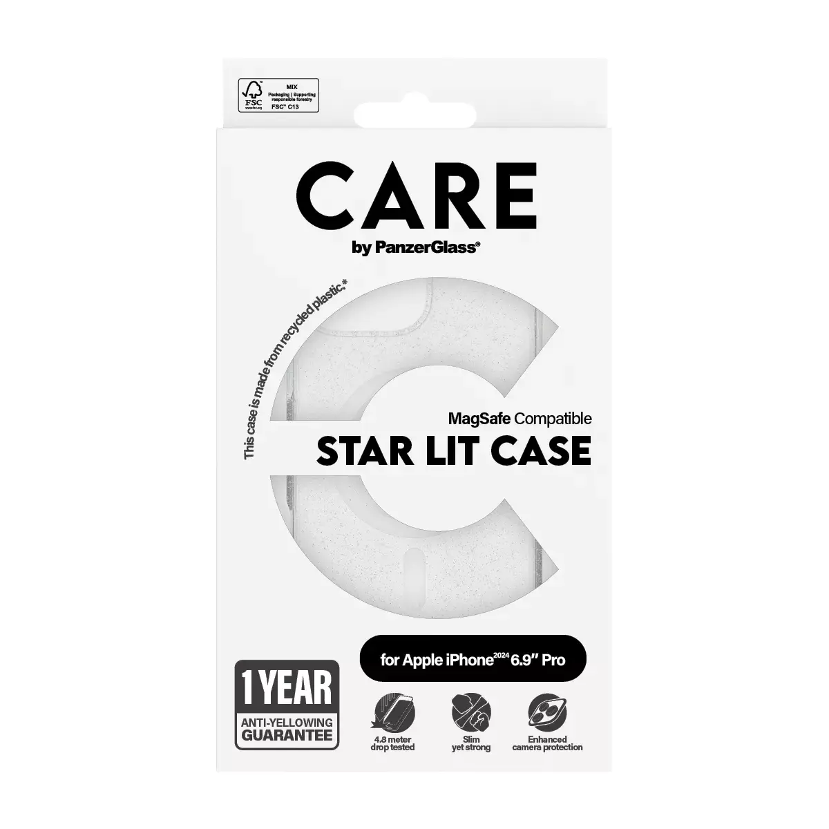 Vāciņš PanzerGlass CARE by Flagship Case Urban Combat Star Lit iPhone '24 Photo 3