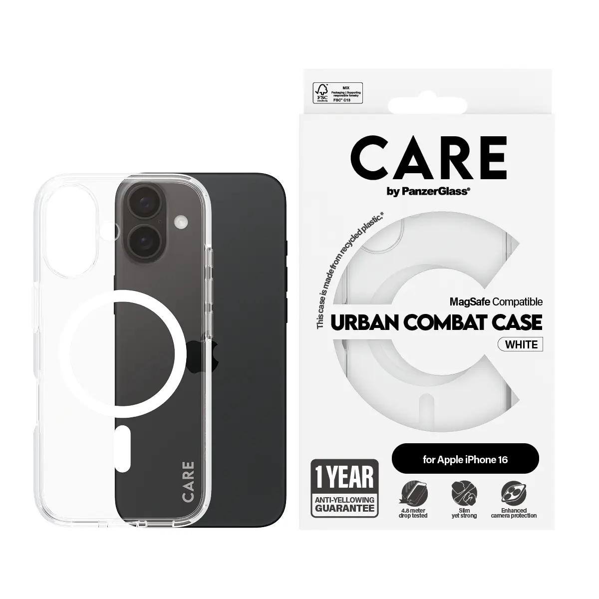 Чехол PanzerGlass CARE Urban Combat MagSafe для iPhone 16 Photo 2