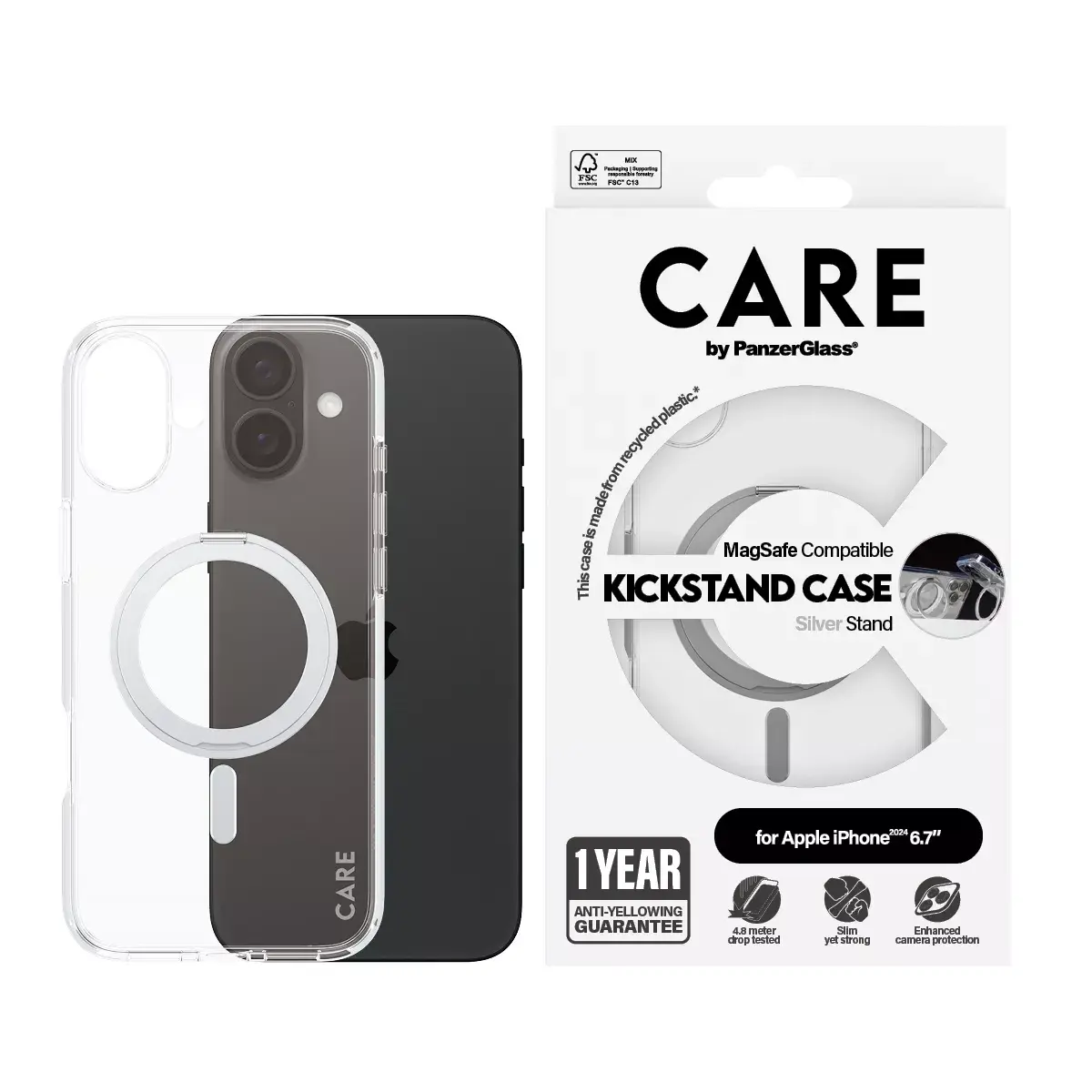 Vāks PanzerGlass CARE by Feature Case iPhone '24 6.7" Photo 2