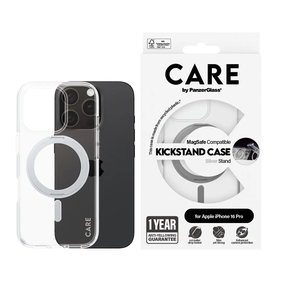 PanzerGlass CARE Transparent Case for iPhone 16 Pro Photo 4