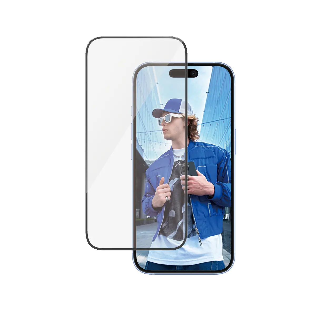 PanzerGlass Ultra-Wide Fit ekrāna aizsargstikls priekš