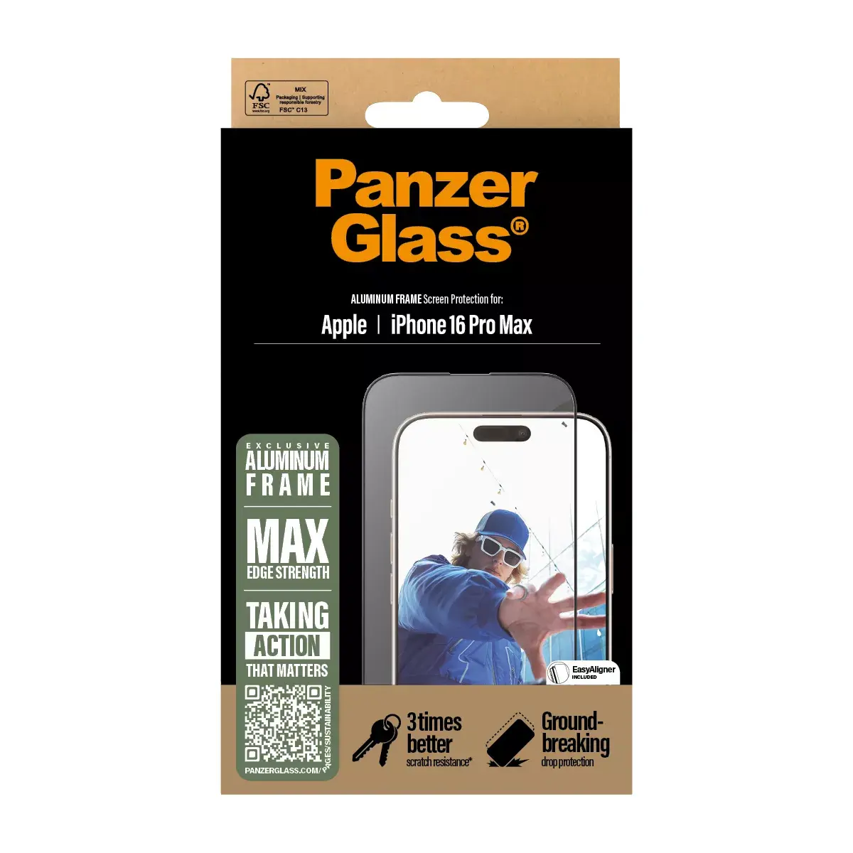 Ekrāna aizsargs PanzerGlass iPhone 16 Pro Max Photo 3