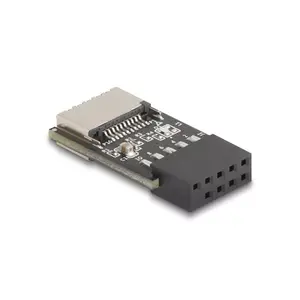 Внутренний адаптер USB Type-E DeLOCK 67175 USB Type-C Женский Серый