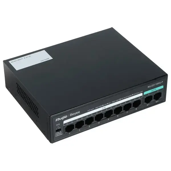 RUIJIE RG-ES110FG-P 10-портовый Gigabit PoE Photo 7