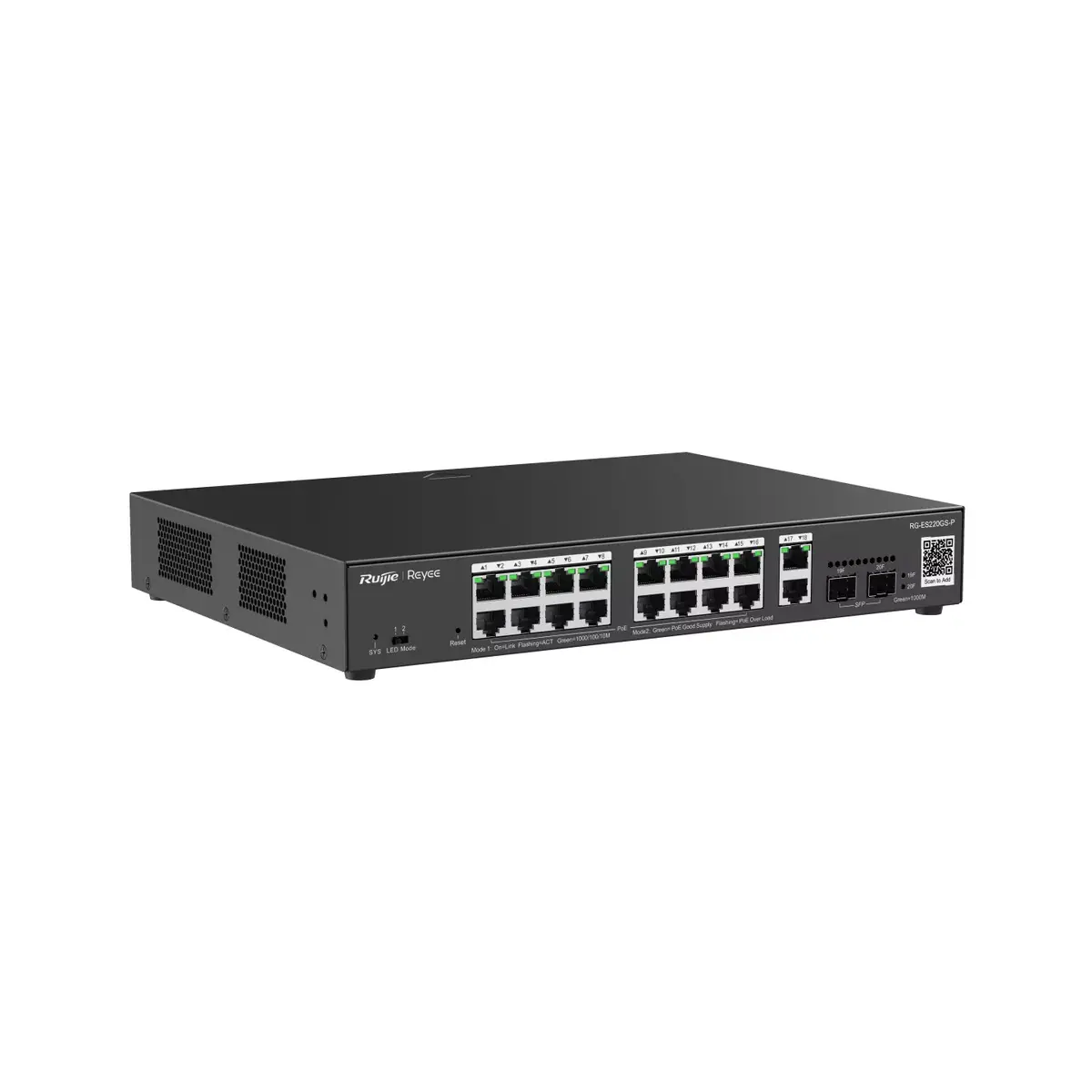 RUIJIE RG-ES220GS-P управляемый L2 Gigabit Photo 3