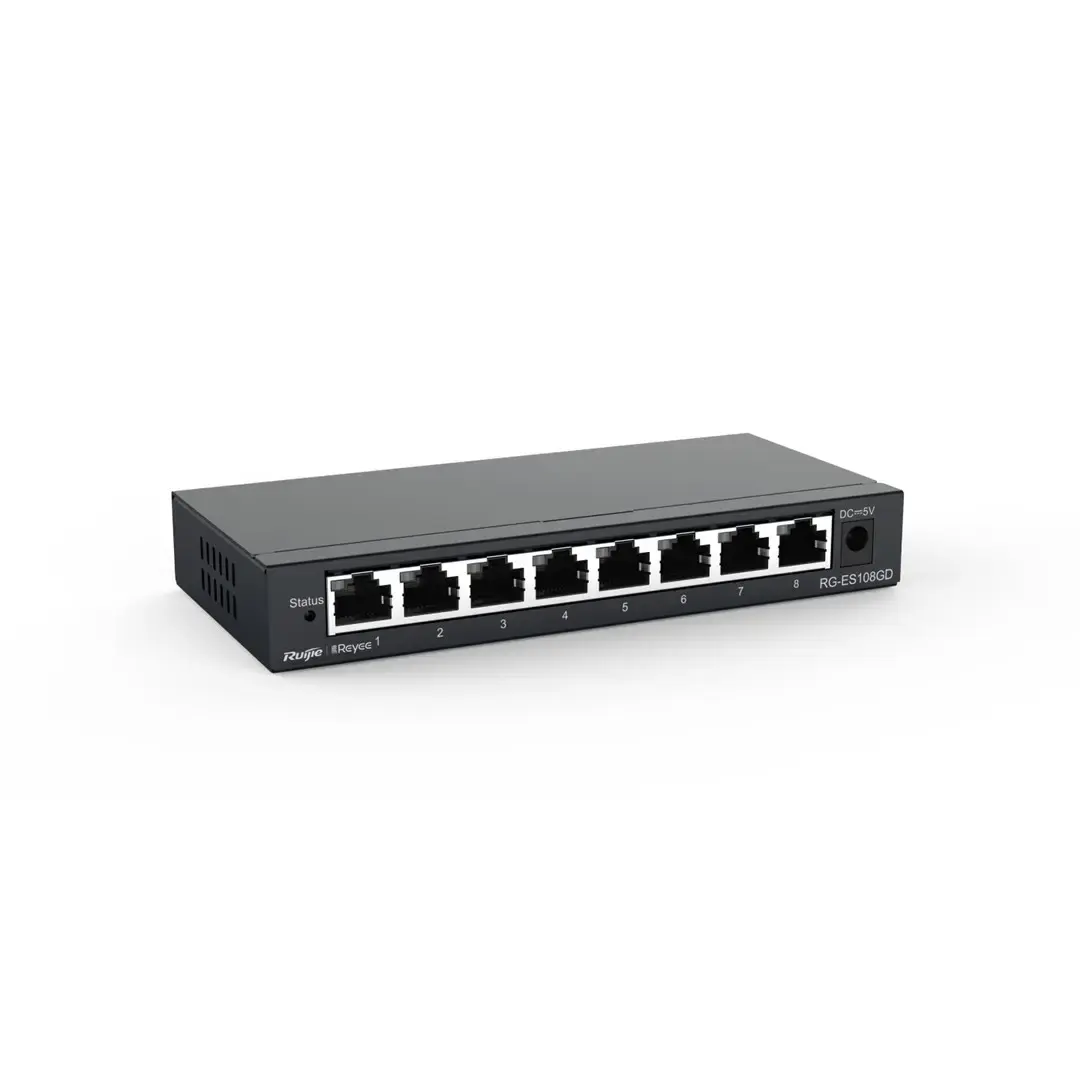 RUIJIE RG-ES108GD 8-портовый 1G настольный коммутатор Photo 3