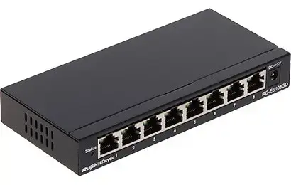 RUIJIE RG-ES108GD 8-портовый 1G настольный коммутатор Photo 6