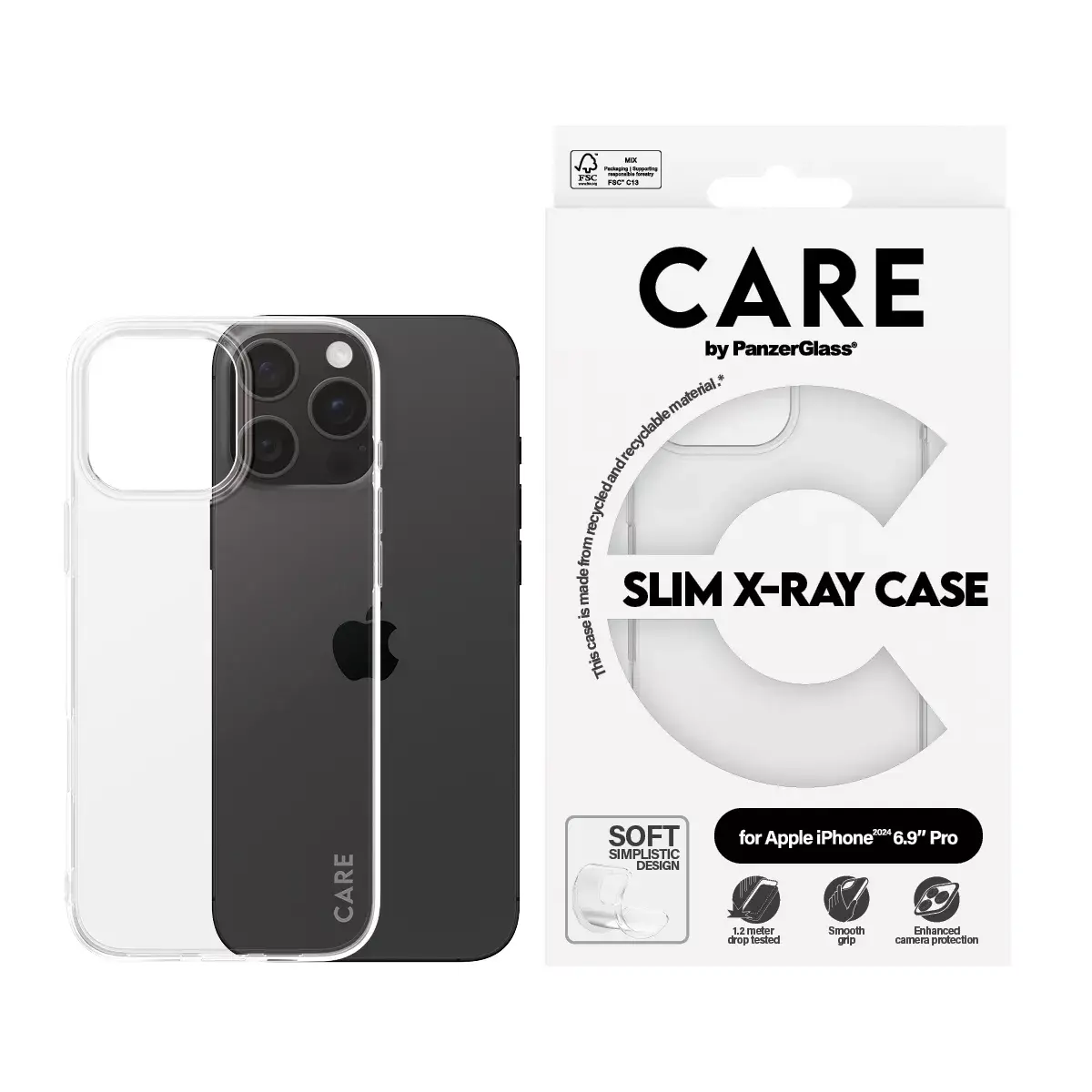 Vāks PanzerGlass CARE by Fashionable Case iPhone '24 6.9" Pro Photo 2