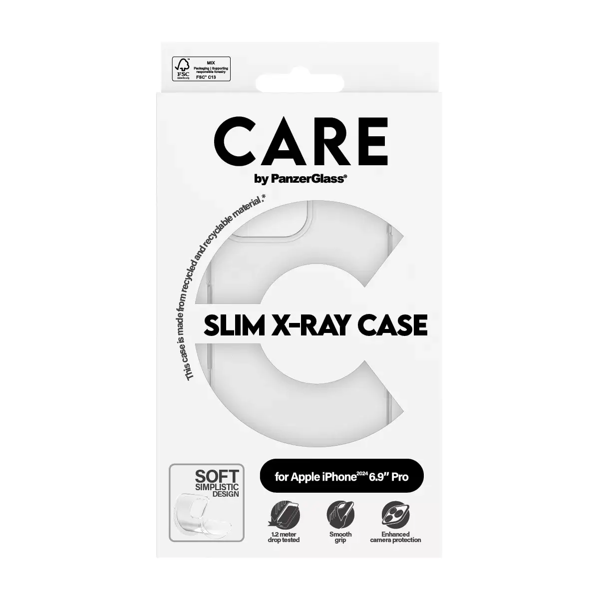 Vāks PanzerGlass CARE by Fashionable Case iPhone '24 6.9" Pro Photo 3