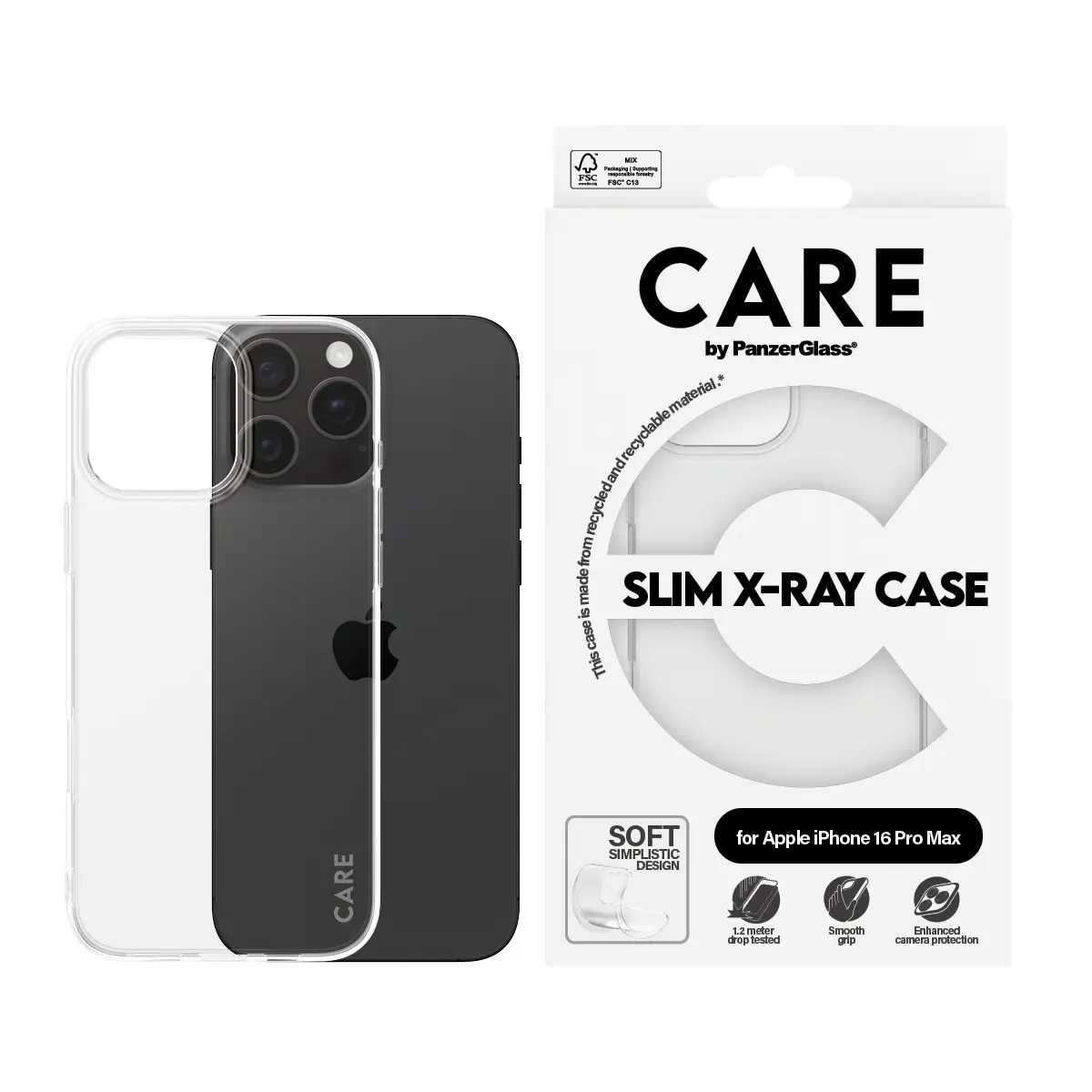 Чехол PanzerGlass CARE X-Ray для Apple iPhone 16 Pro Max Photo 2