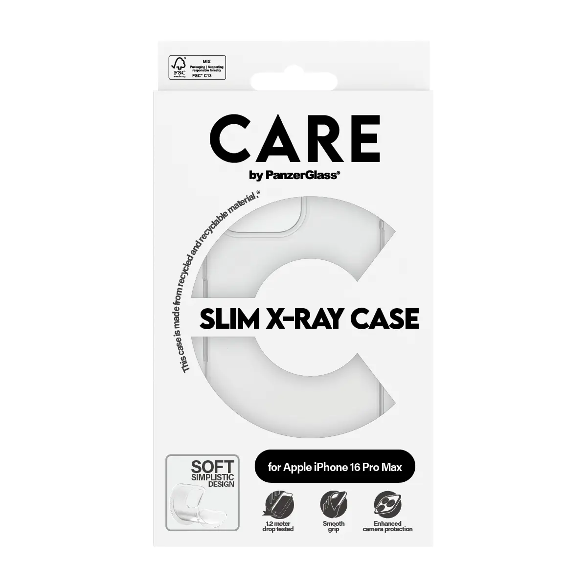 Чехол PanzerGlass CARE X-Ray для Apple iPhone 16 Pro Max Photo 3