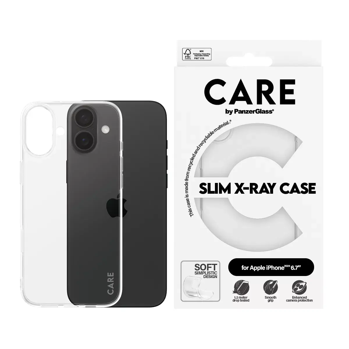 Vāks PanzerGlass CARE by Fashionable Case iPhone '24 6.7" Photo 2