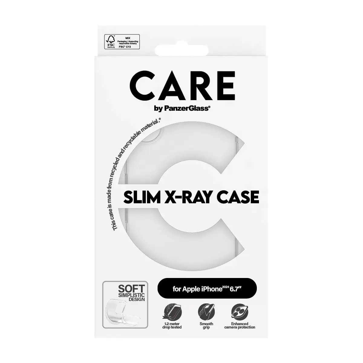 Vāks PanzerGlass CARE by Fashionable Case iPhone '24 6.7" Photo 3