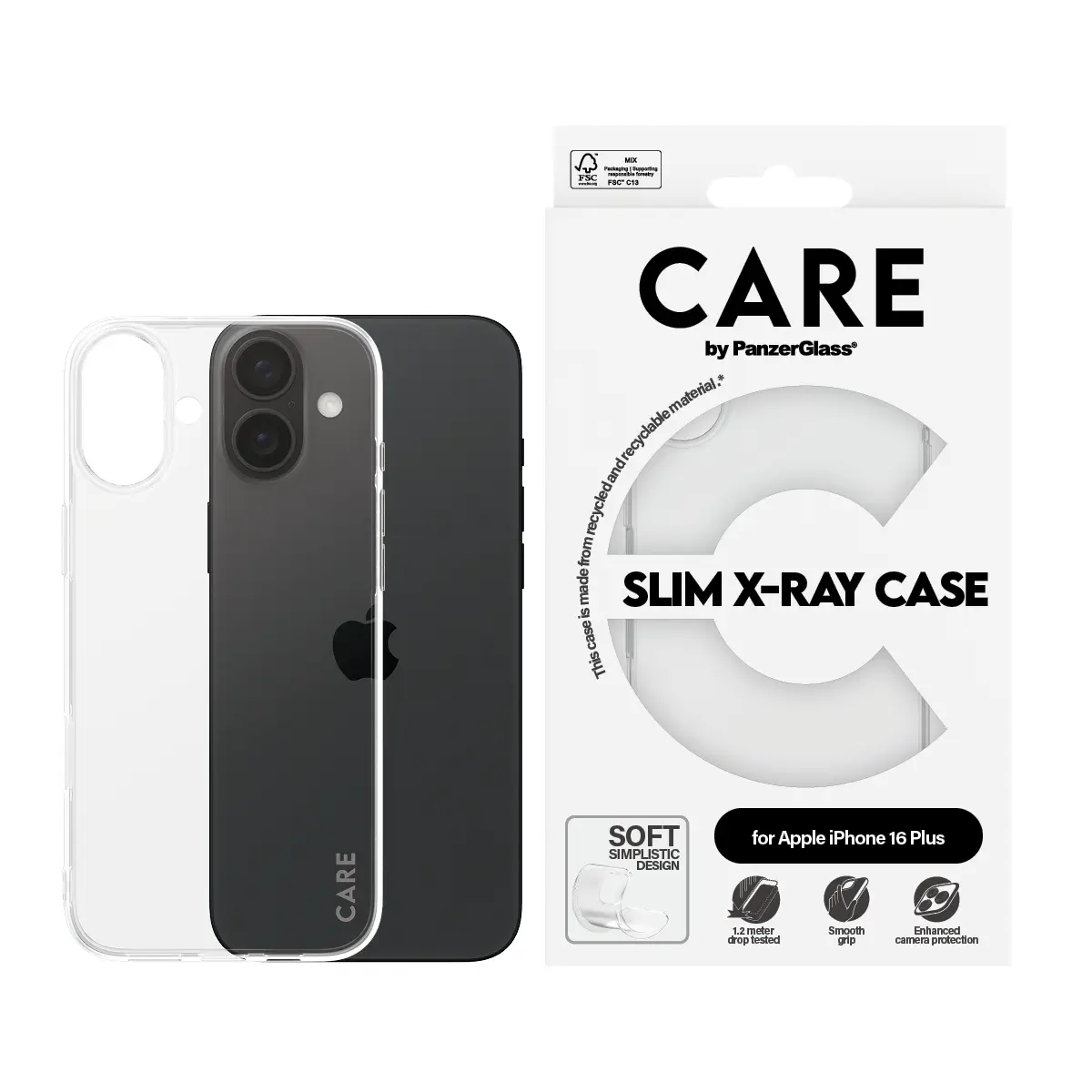 Чехол PanzerGlass CARE X-Ray для Apple iPhone 16 Plus Photo 2