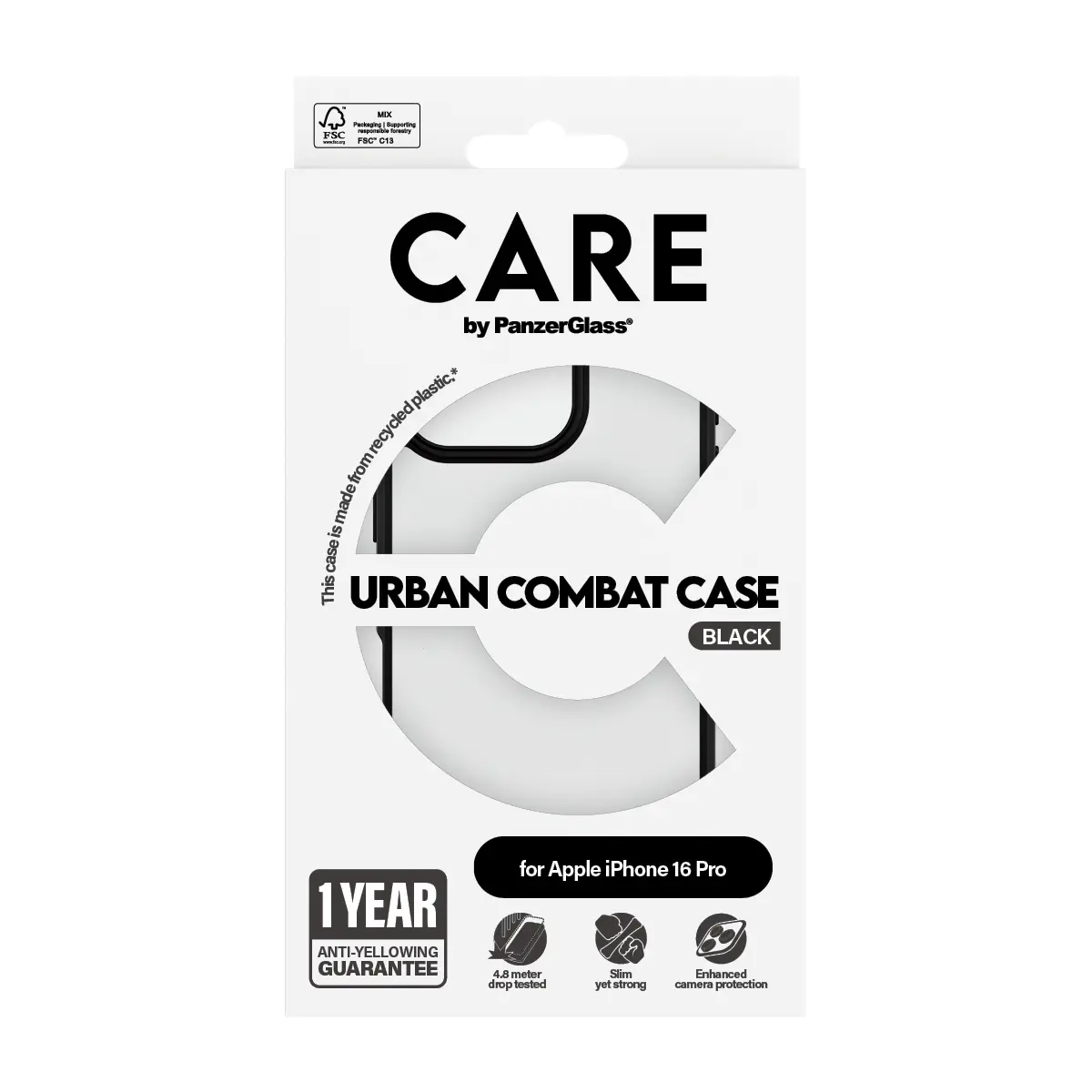 Чехол PanzerGlass CARE Urban Combat для iPhone 16 Pro Photo 3