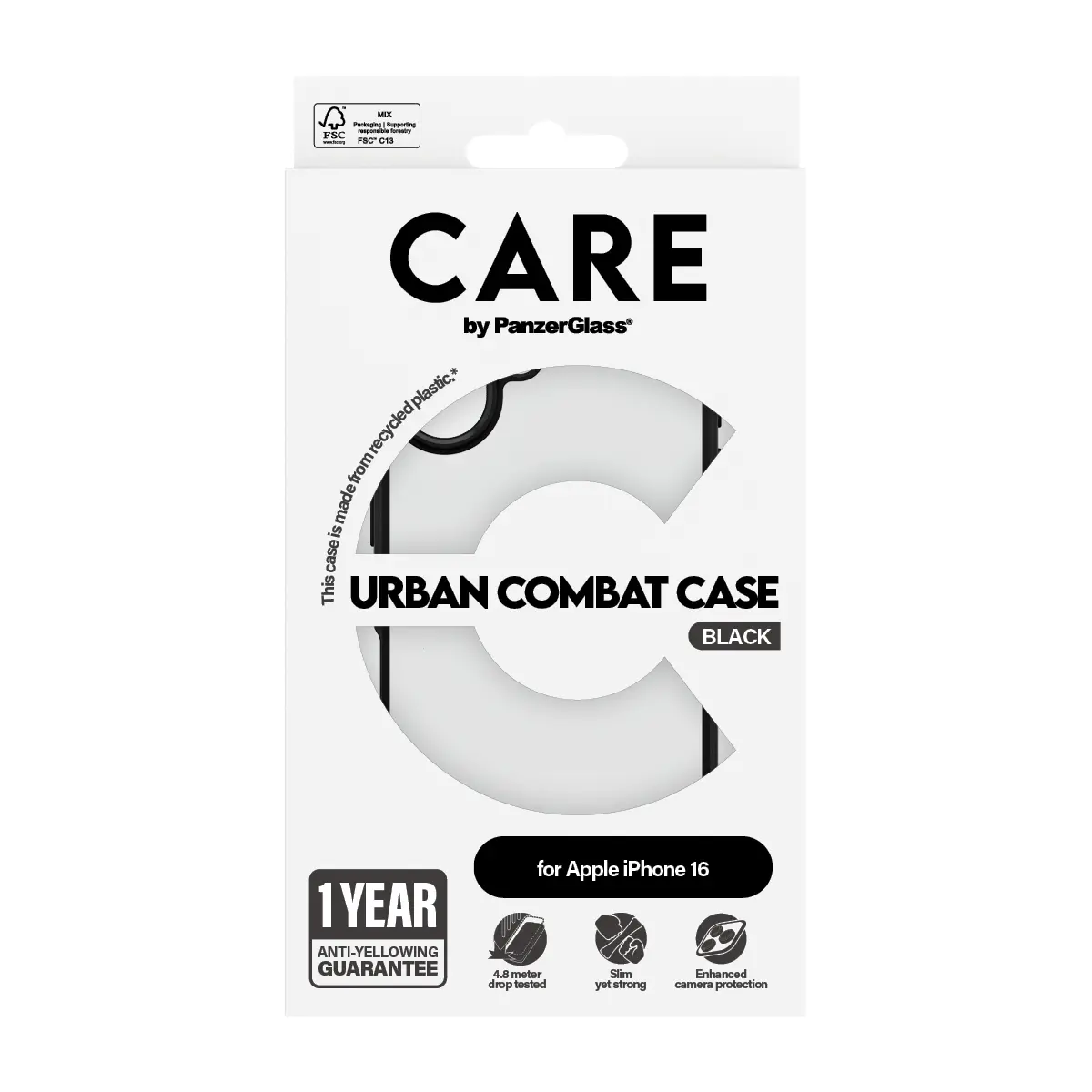 PanzerGlass CARE Urban Combat Чехол для iPhone 16 Photo 3