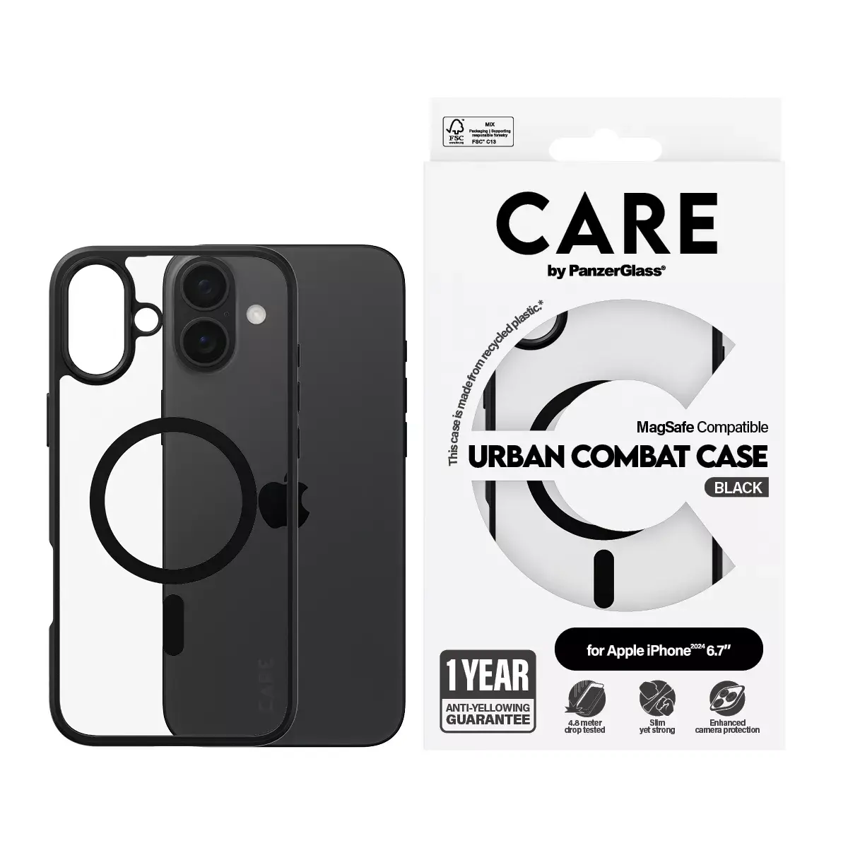 Vāks PanzerGlass CARE by Flagship Case iPhone 24 6.7 Photo 2