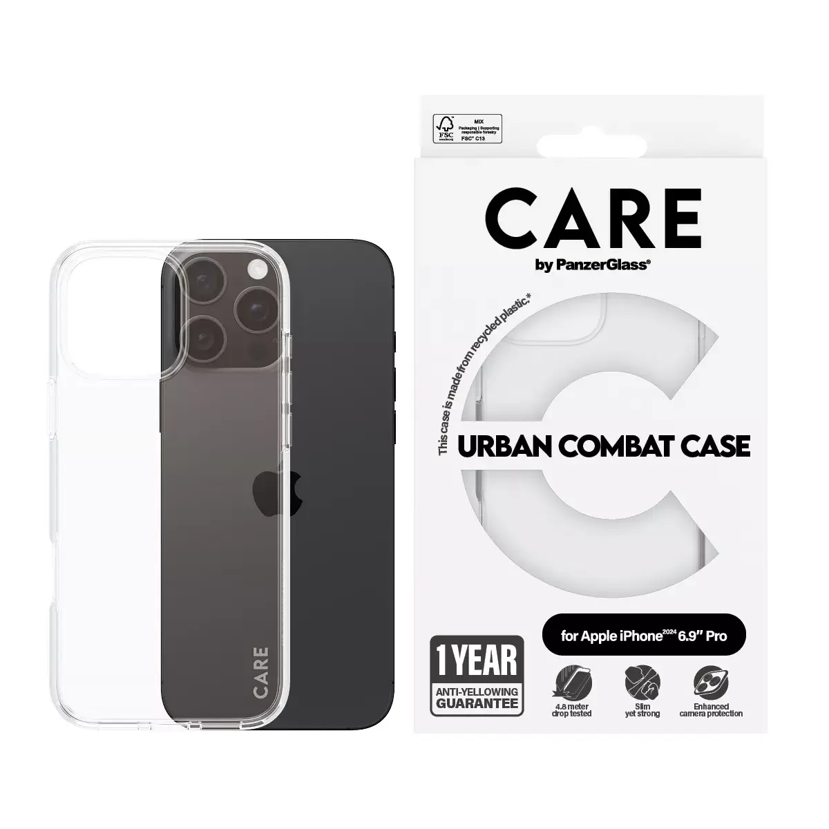 Чехол PanzerGlass CARE by ® Flagship Case iPhone '24 6.9" Pro Photo 2