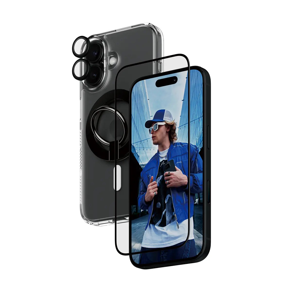 PanzerGlass 4-in-1 Aizsardzības Komplekts iPhone 16