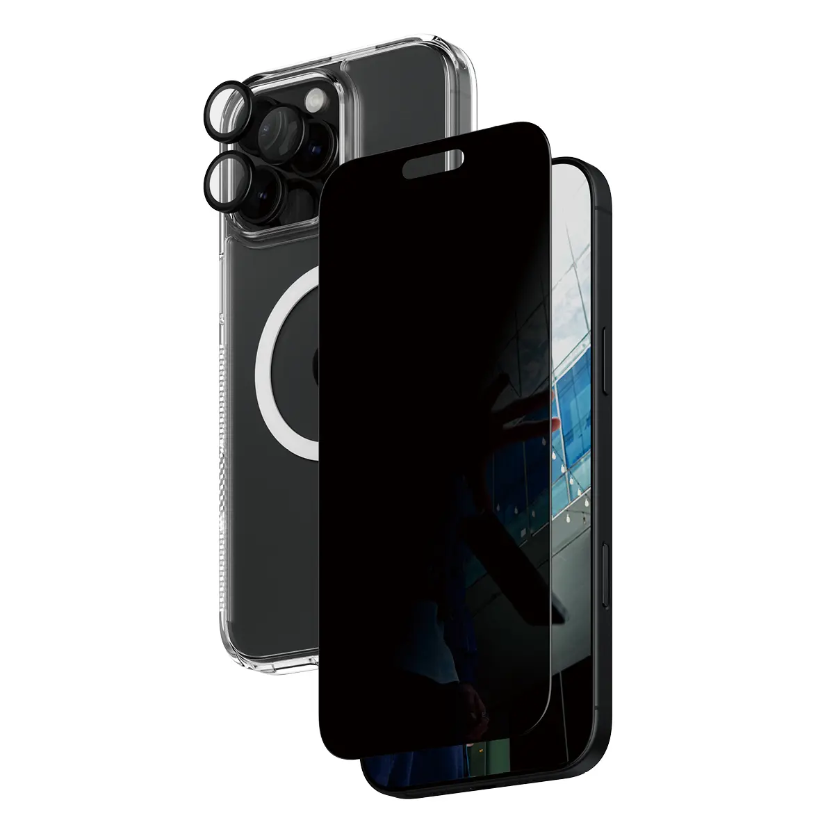 PanzerGlass 3-in-1 Privacy Protection aizsardzības komplekts