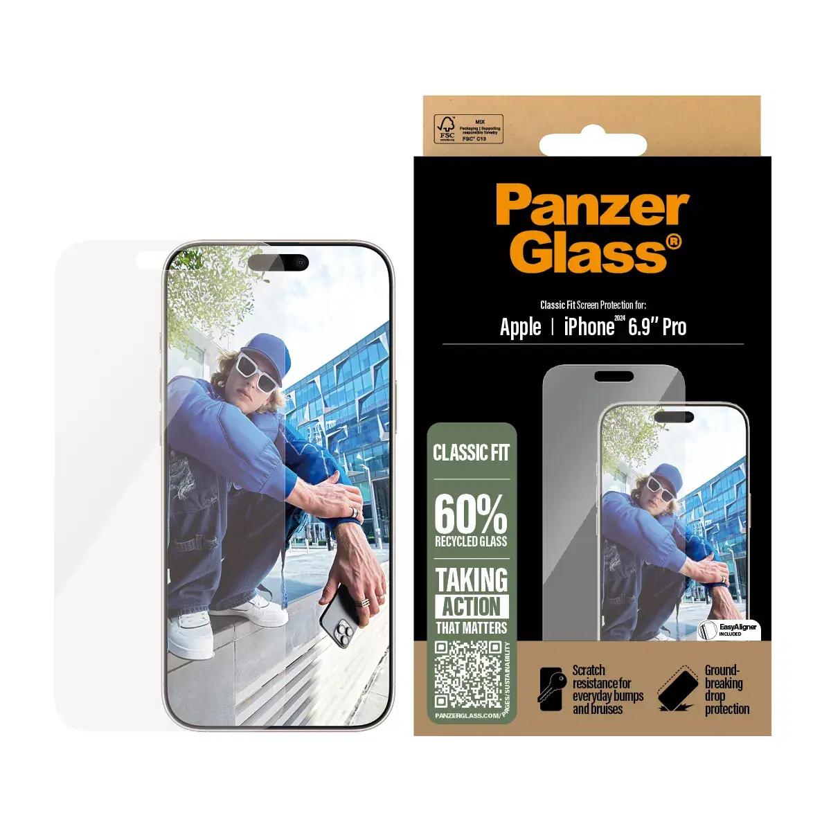 Ekrāna aizsargs PanzerGlass iPhone '24 6.9" Pro Photo 2