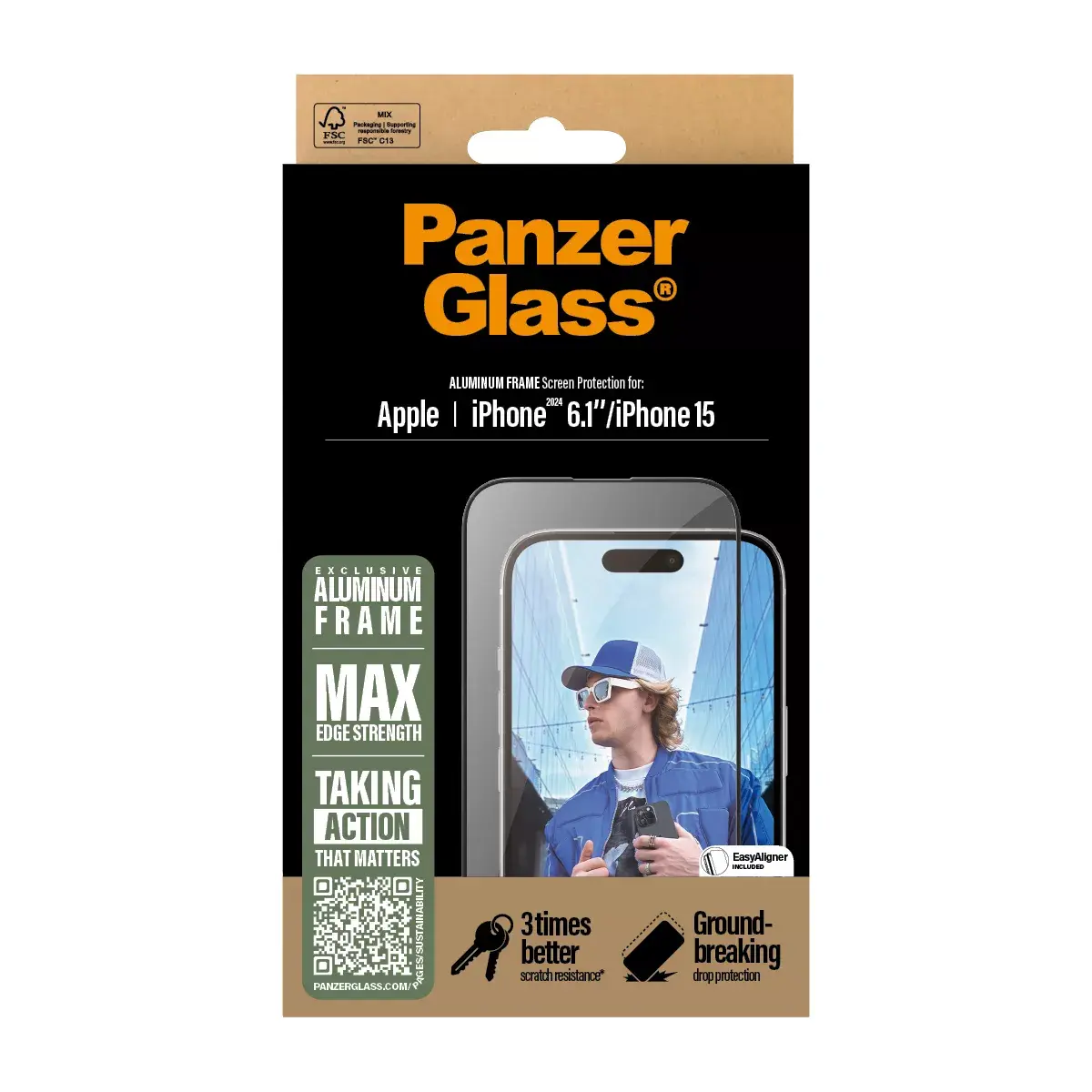 Защитное стекло PanzerGlass iPhone '24 6.1" Photo 3