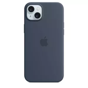 Силиконовый чехол Apple iPhone 15 Plus MagSafe Storm Blue