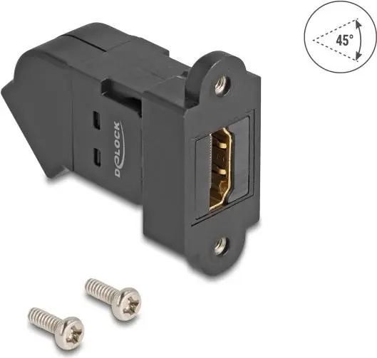 DeLOCK HDMI paneļa montāža sieviešu uz
