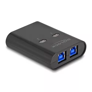 DeLOCK USB Switch 2 PC to 1 Device 5 Gbps Black