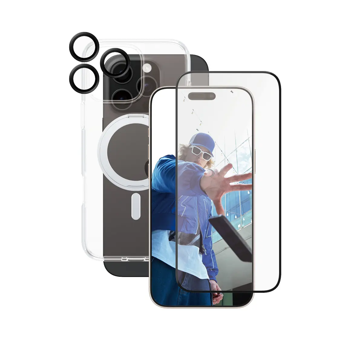 PanzerGlass CARE 3-in-1 Ceramic Bundle piederumu