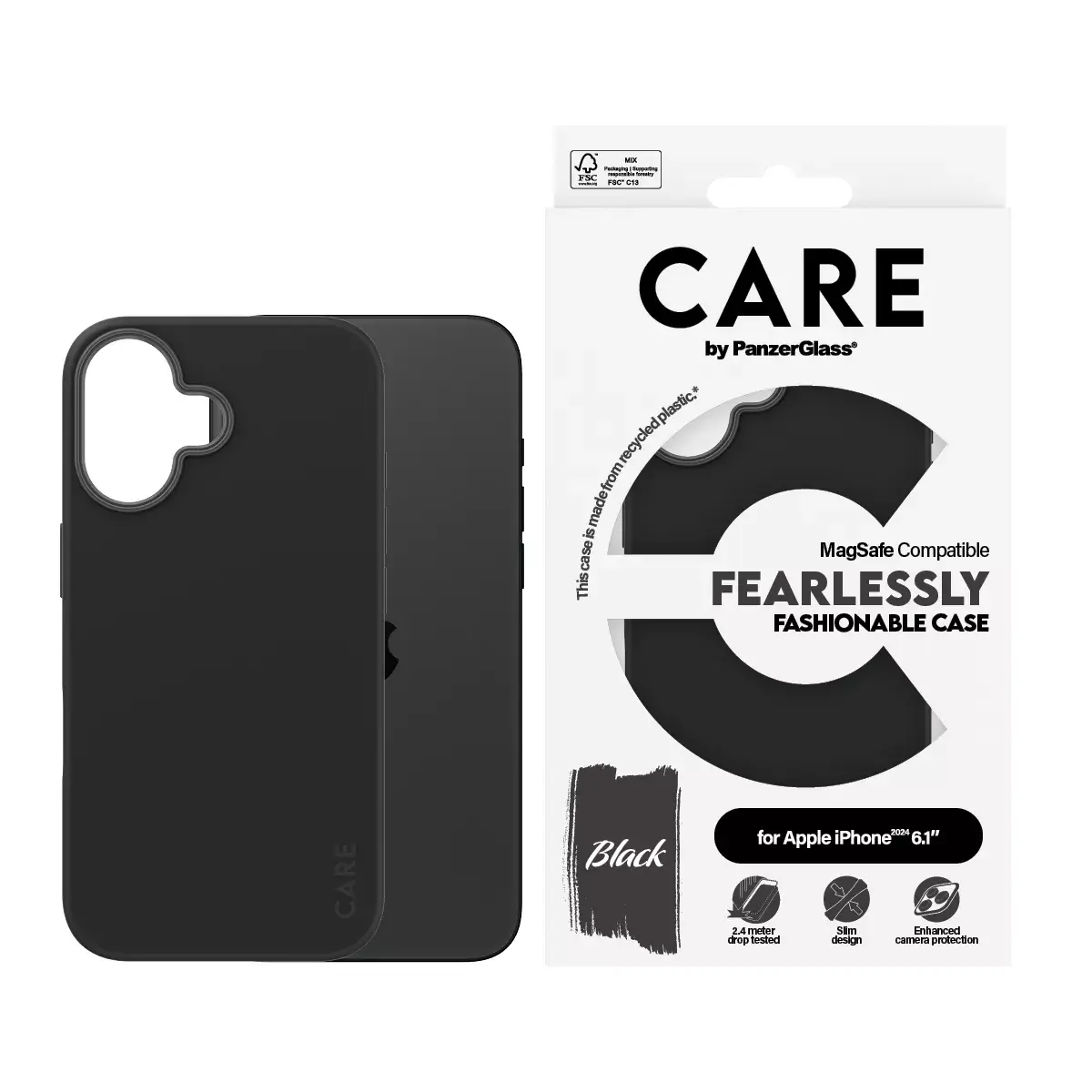 Cover PanzerGlass CARE by Fashionable Case Black w. MagSafe Photo 2
