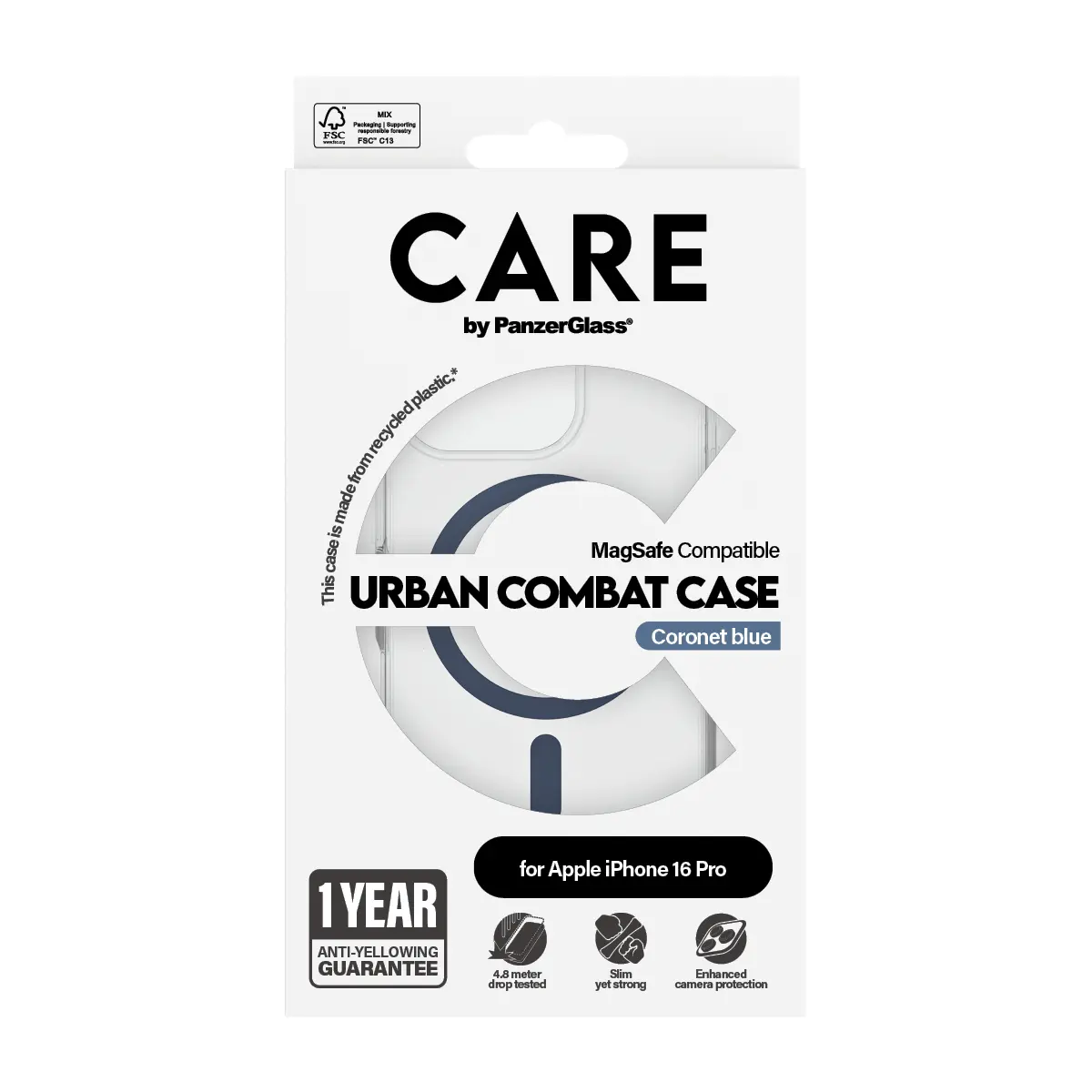 Чехол PanzerGlass CARE Urban Combat для iPhone 16 Pro Photo 3