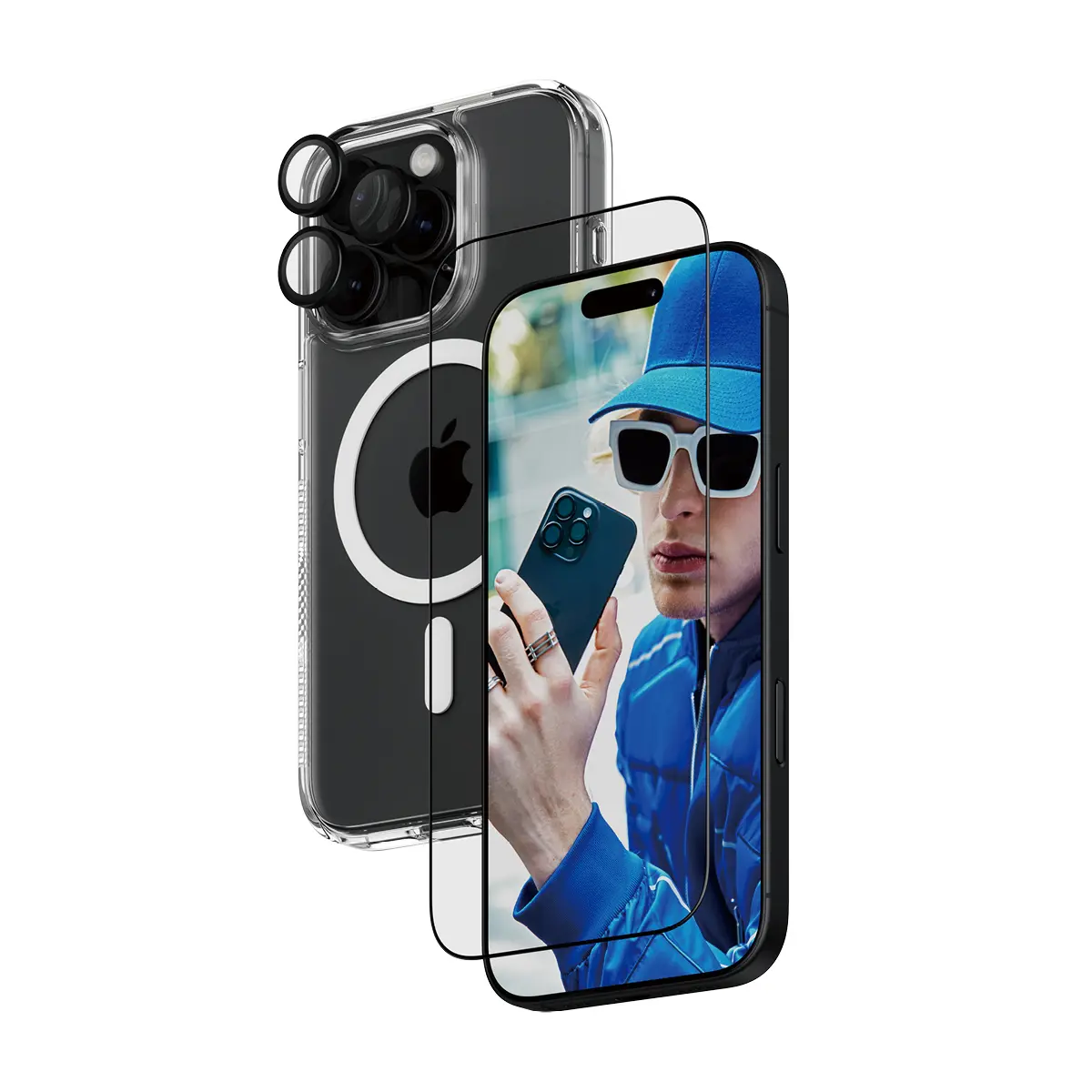 PanzerGlass 3-in-1 aizsardzības komplekts Apple iPhone